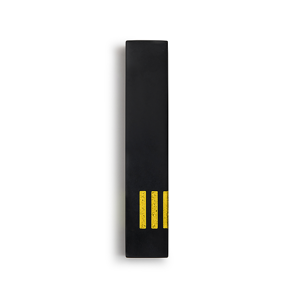 MEZUZAH | Black Narrow | (ש) Side - Yellow