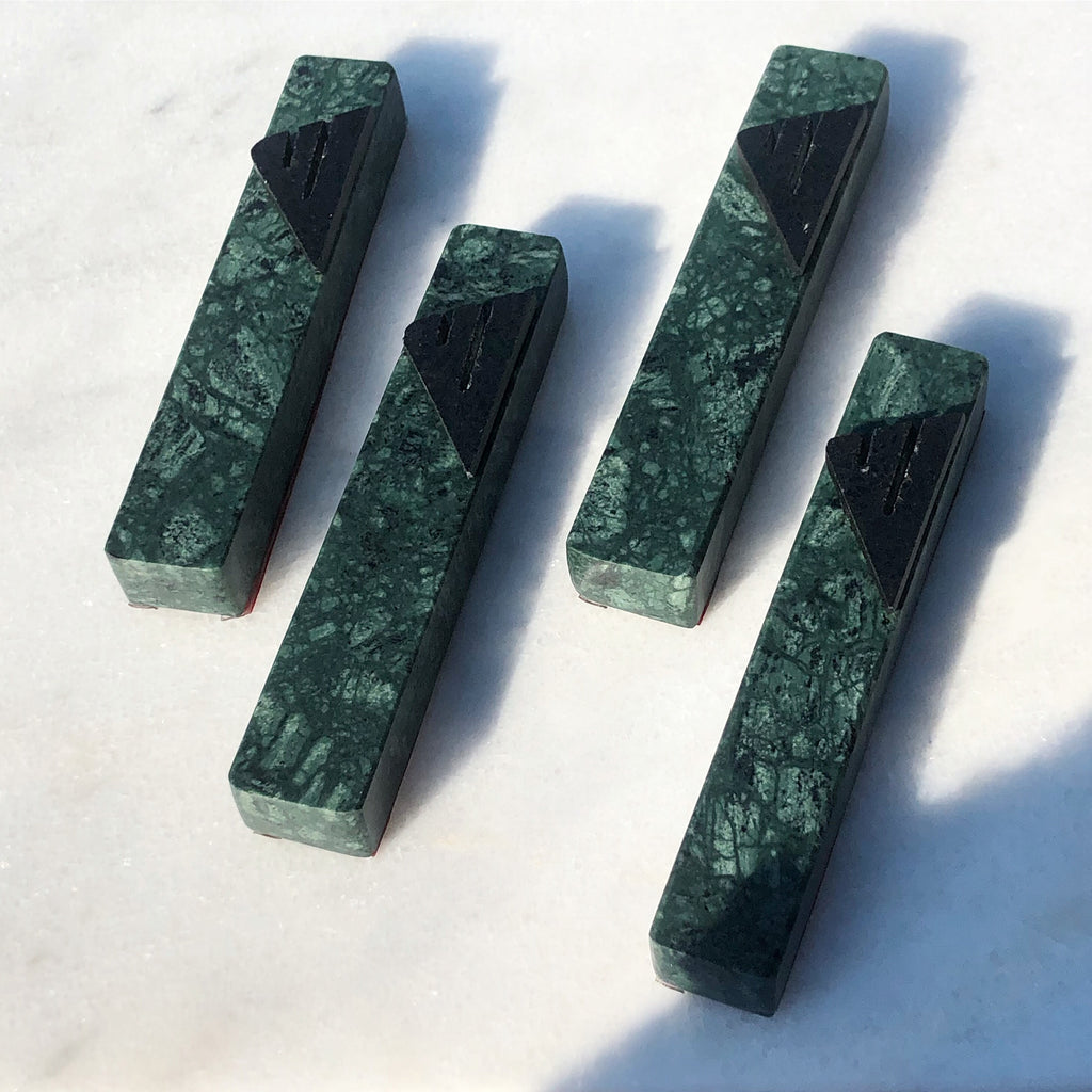 Emerald Green Mezuzah | choose your shin