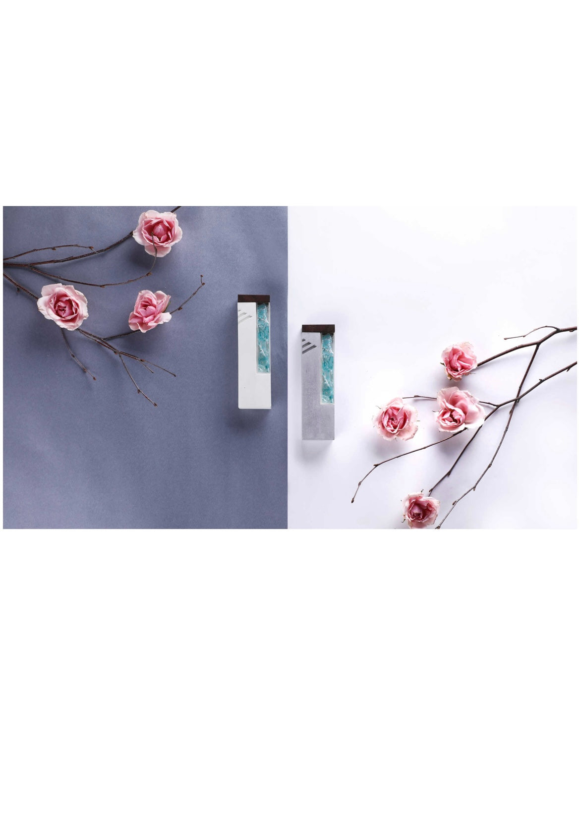 White Modern Minimalist Cement Wedding Keepsake Mezuzah Case By Project Lev