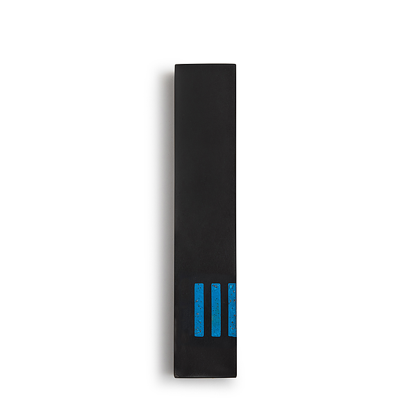MEZUZAH | Black Narrow | (ש) Side - Blue