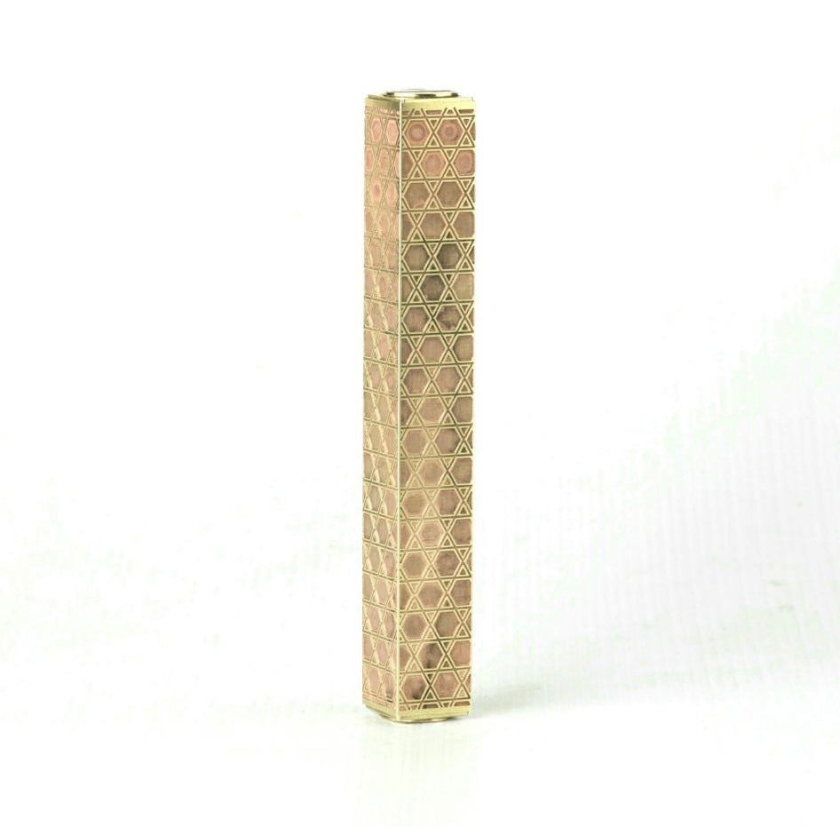 Brass Triangle Star of David Design