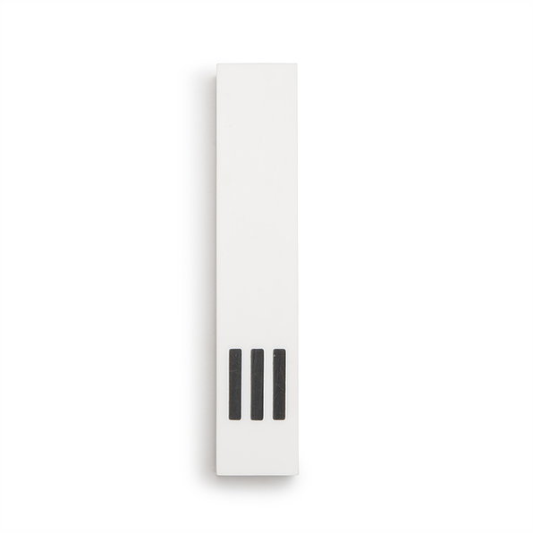 MEZUZAH | White Narrow | (ש) Middle - Black