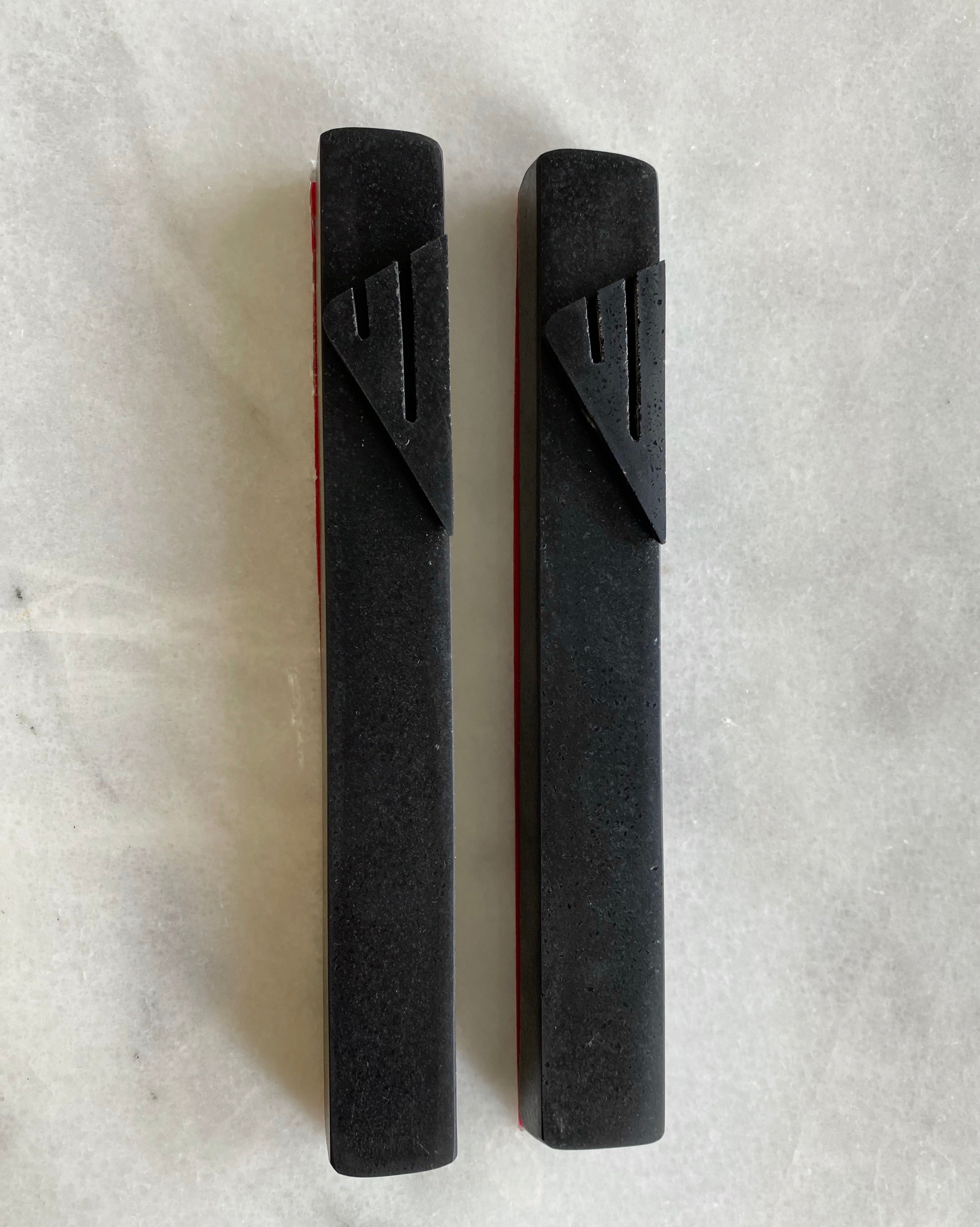 Jet Black Mezuzah | Jet Black Shin