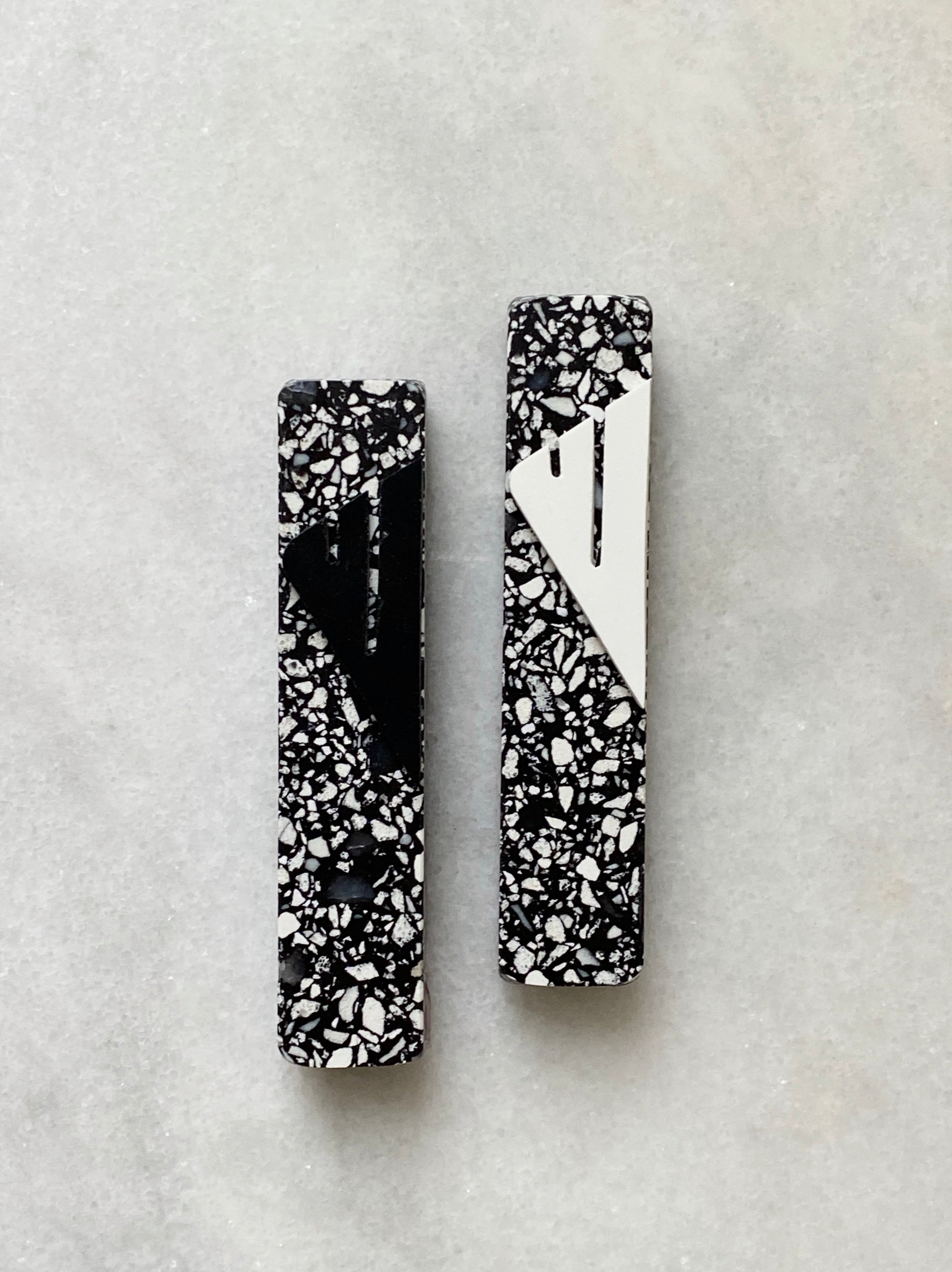 Speckled Mezuzah | Black Shin