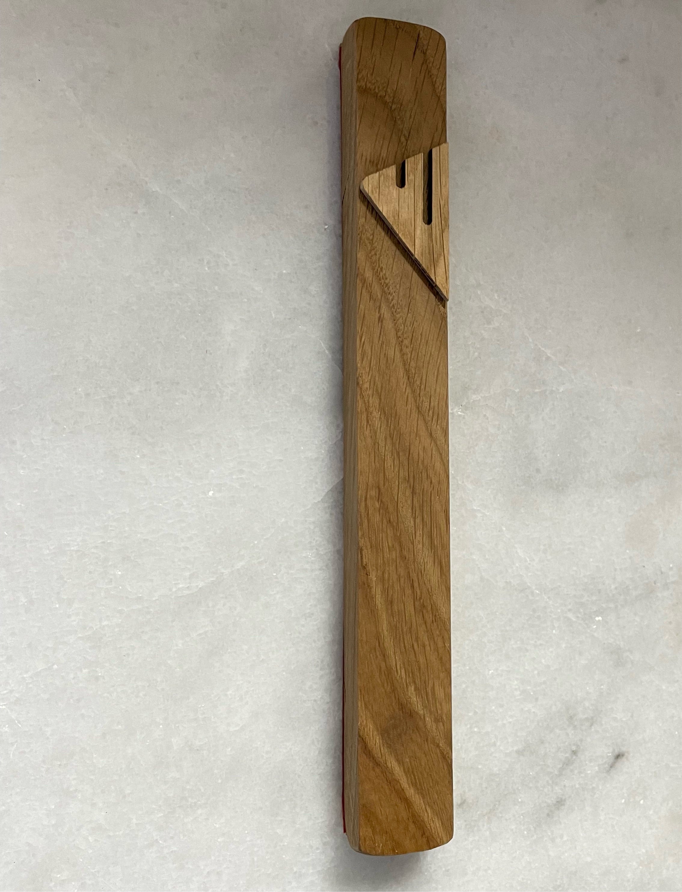 Oak mezuzah | Oak shin