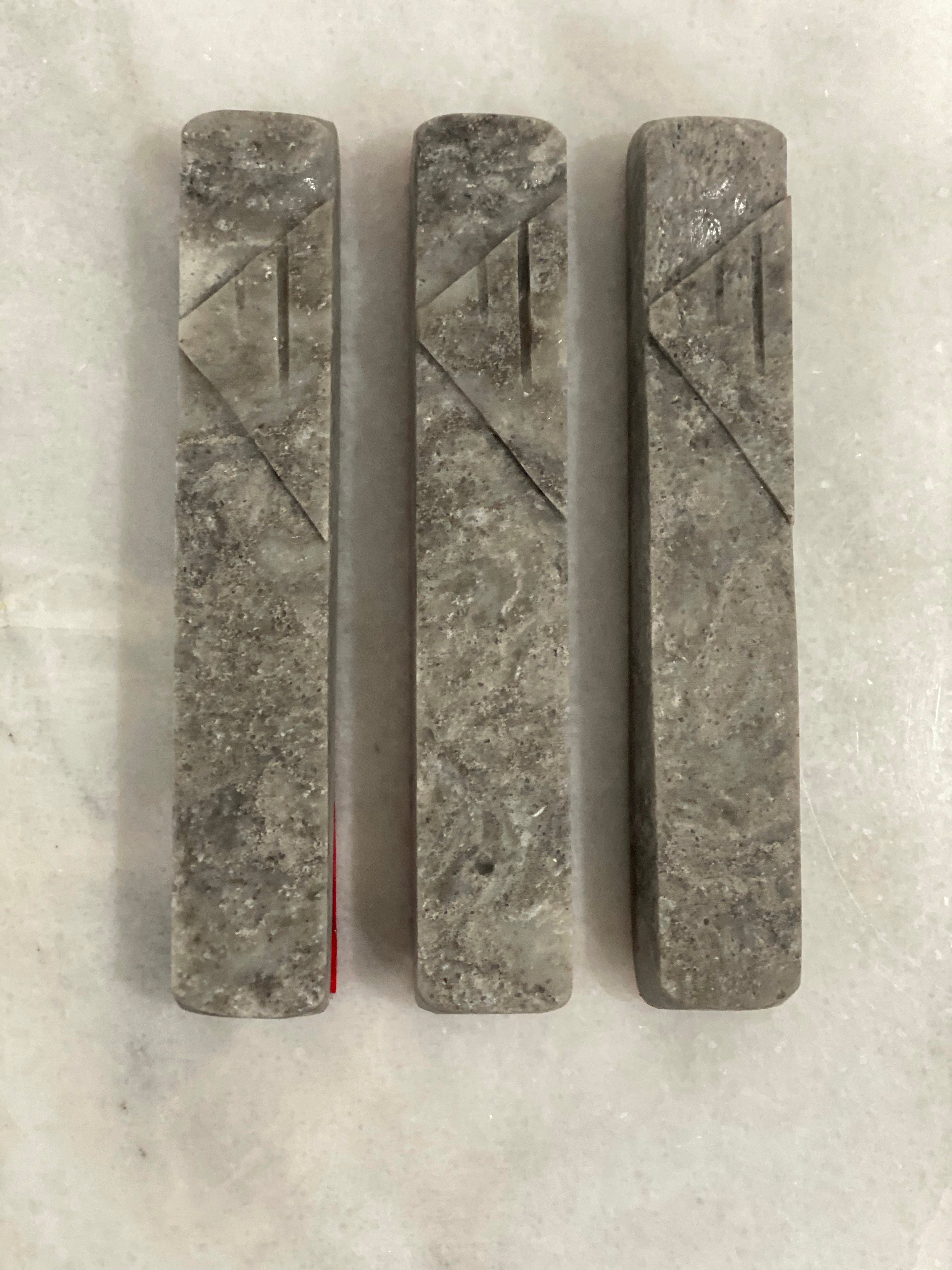 Dark Stormy Mezuzah | Whole Stone Carved