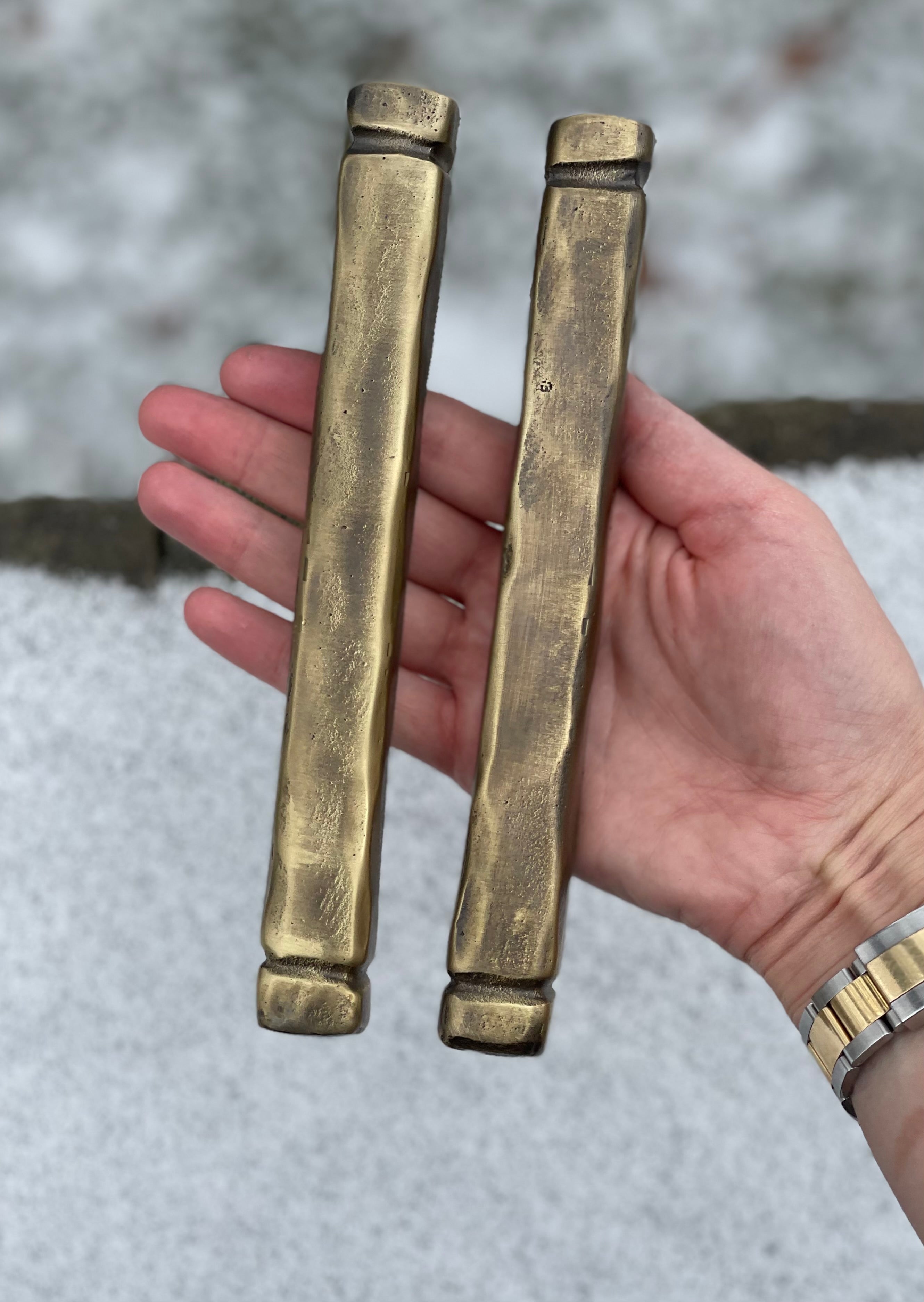 Brass Cast Mezuzah