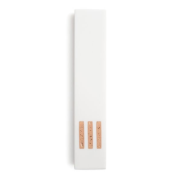 MEZUZAH | White Narrow | (ש) Middle - Champagne