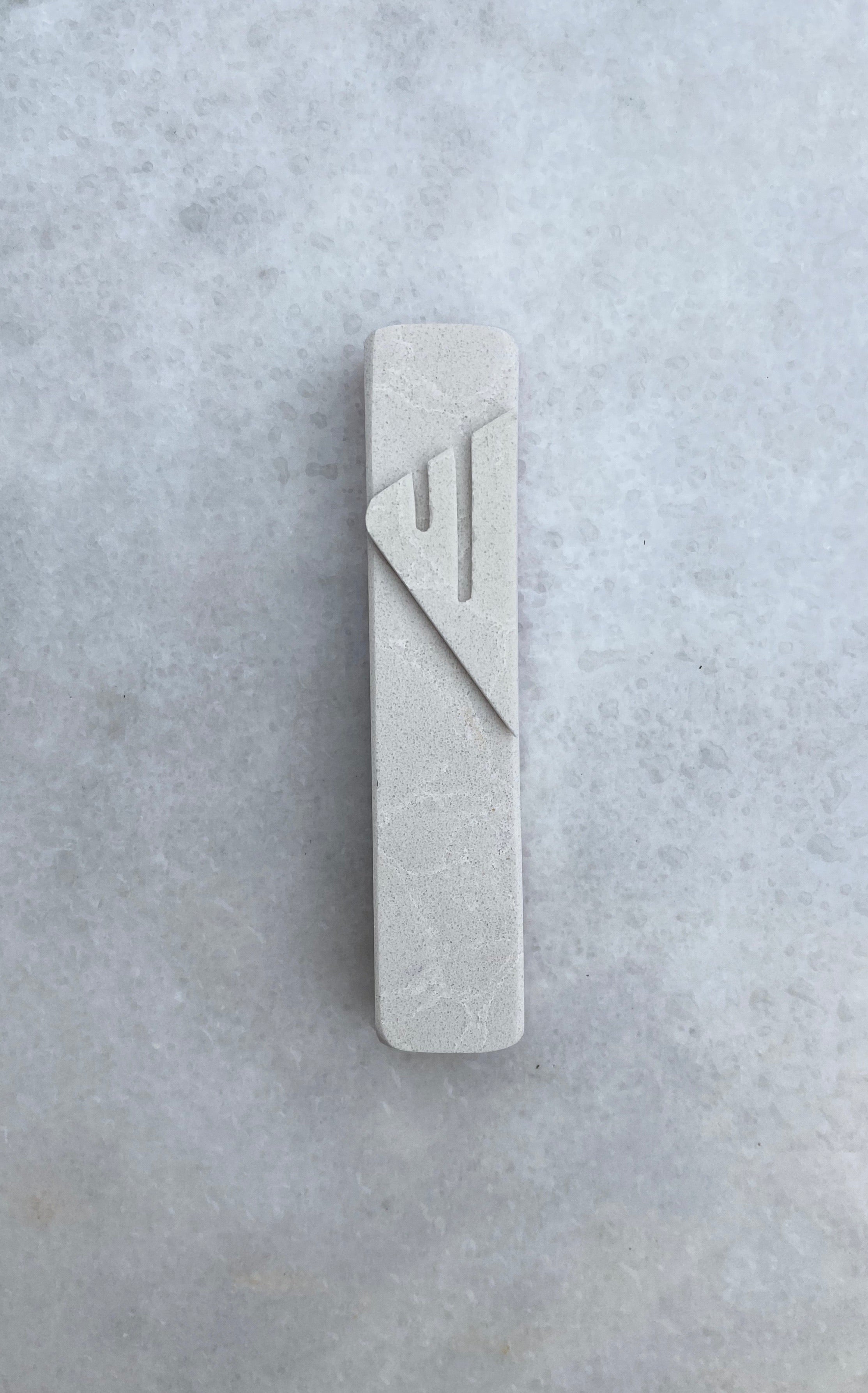 Cream White Mezuzah | Cream white shin