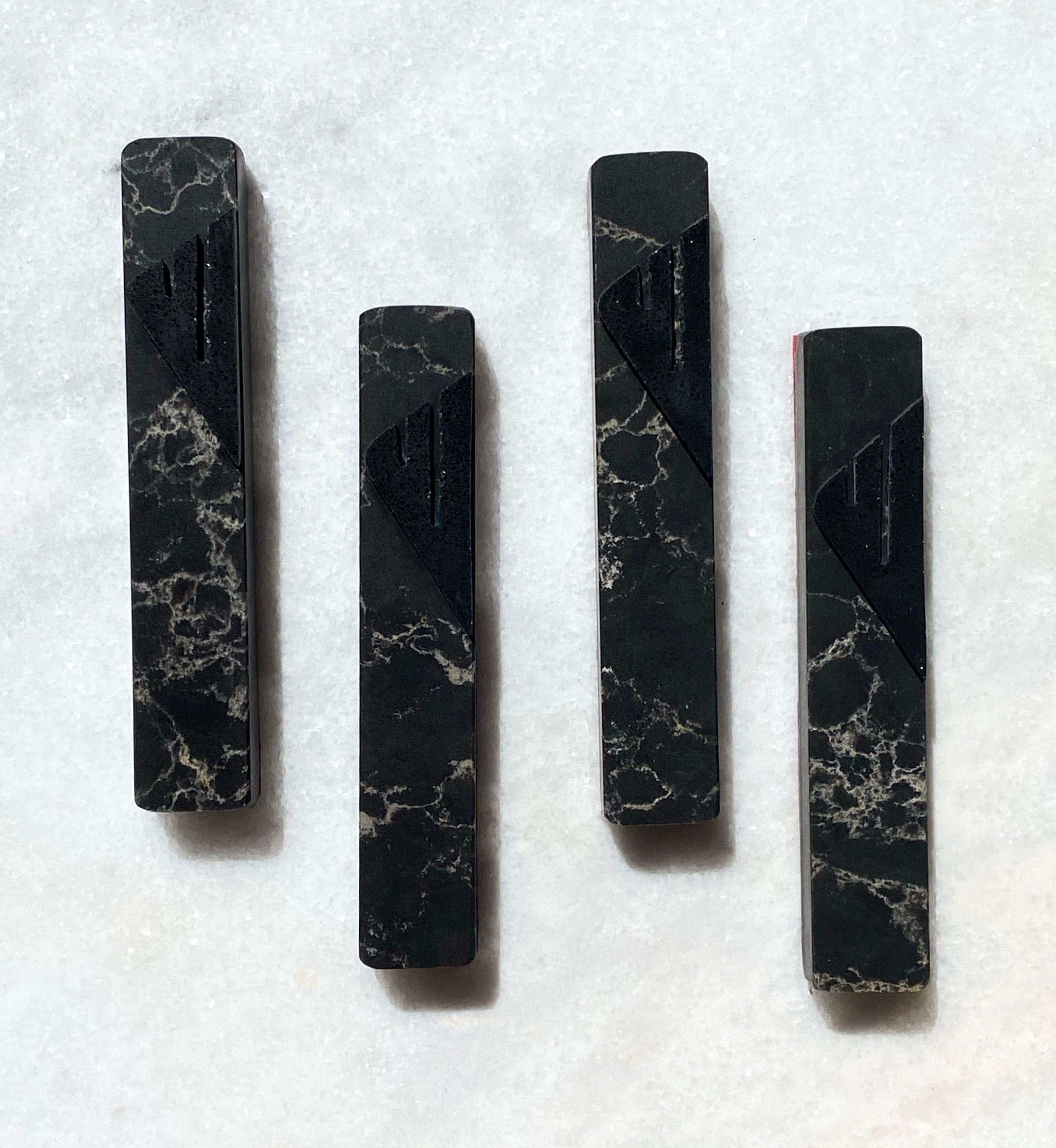 Eclipse Mezuzah Black Marble
