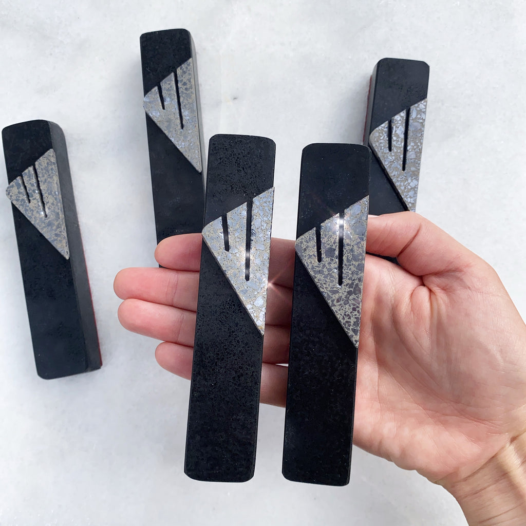 Jet Black Gunmetal Shin