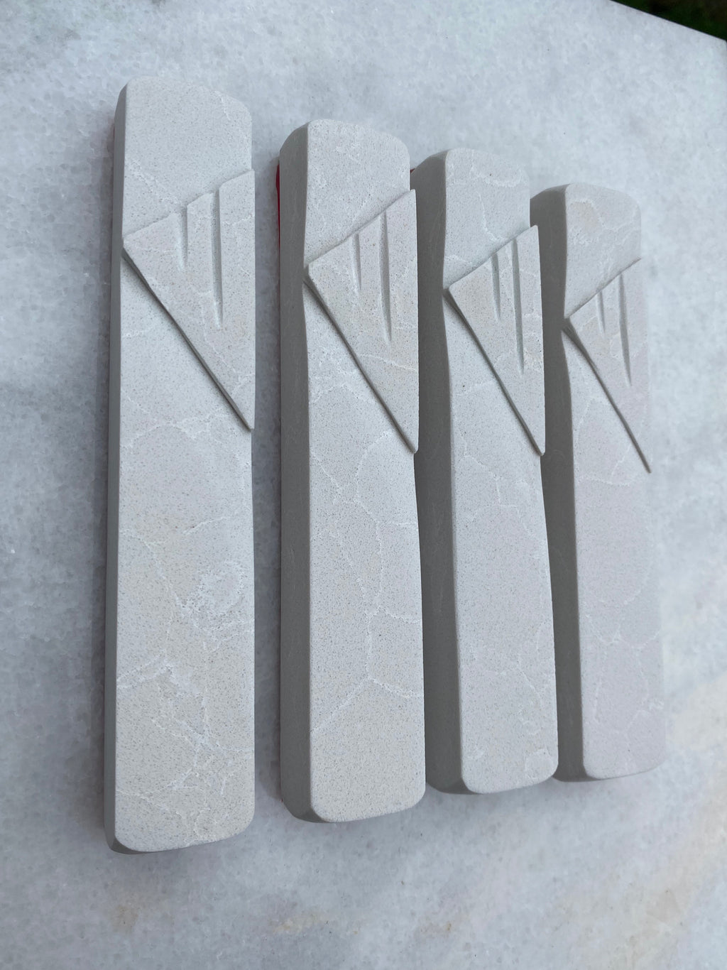 Cream White Whole Stone Carved