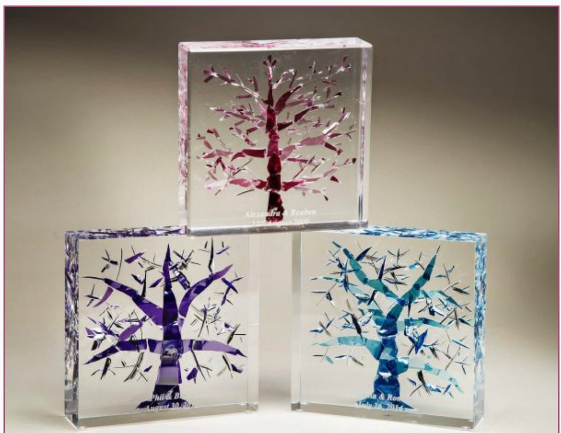 Wedding Glass Tree of Life