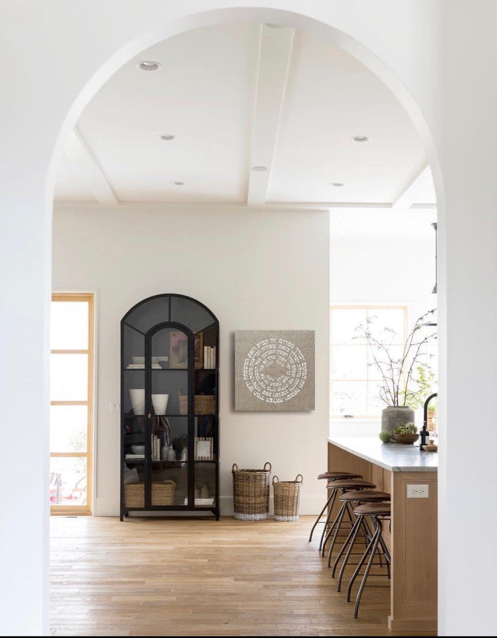 Natural Linen Dark (heavyweight) Home Blessing