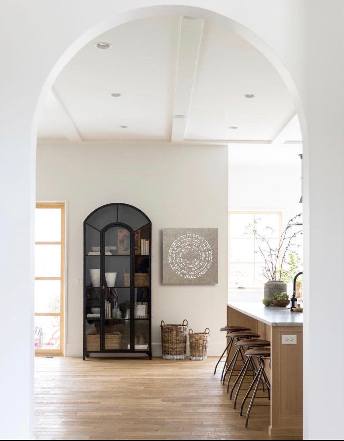 Natural Linen Dark (heavyweight) Home Blessing