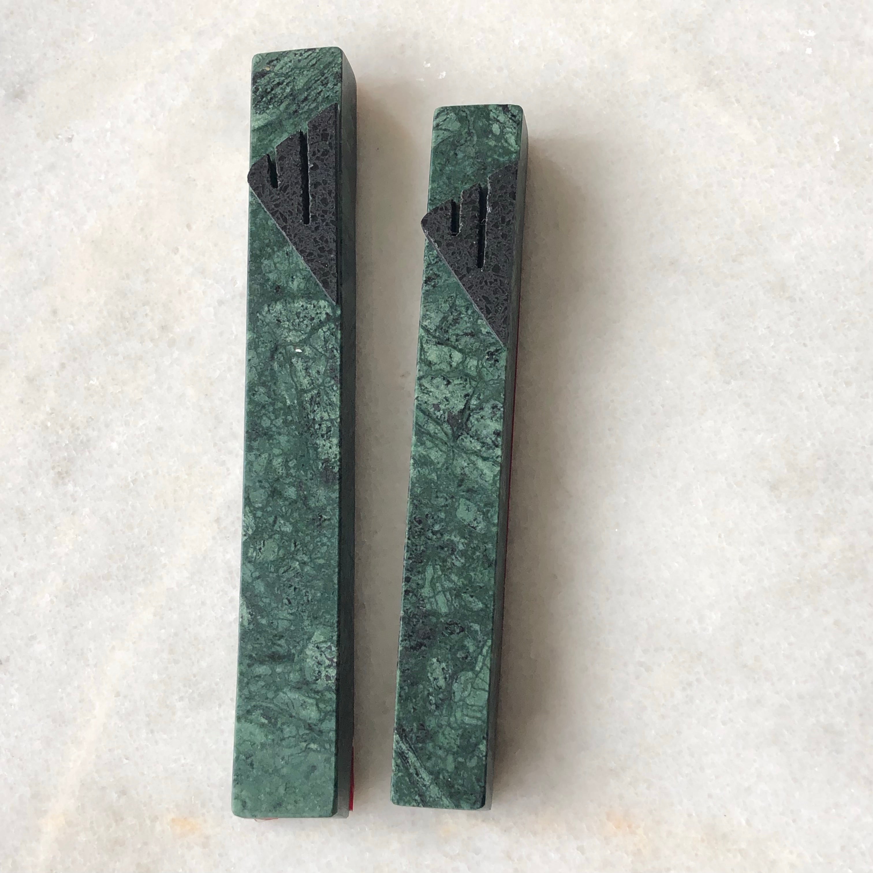 Emerald Green Mezuzah | choose your shin