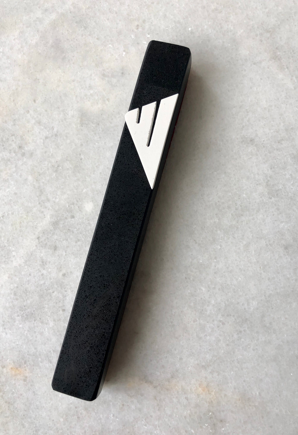 Jet Black Mezuzah