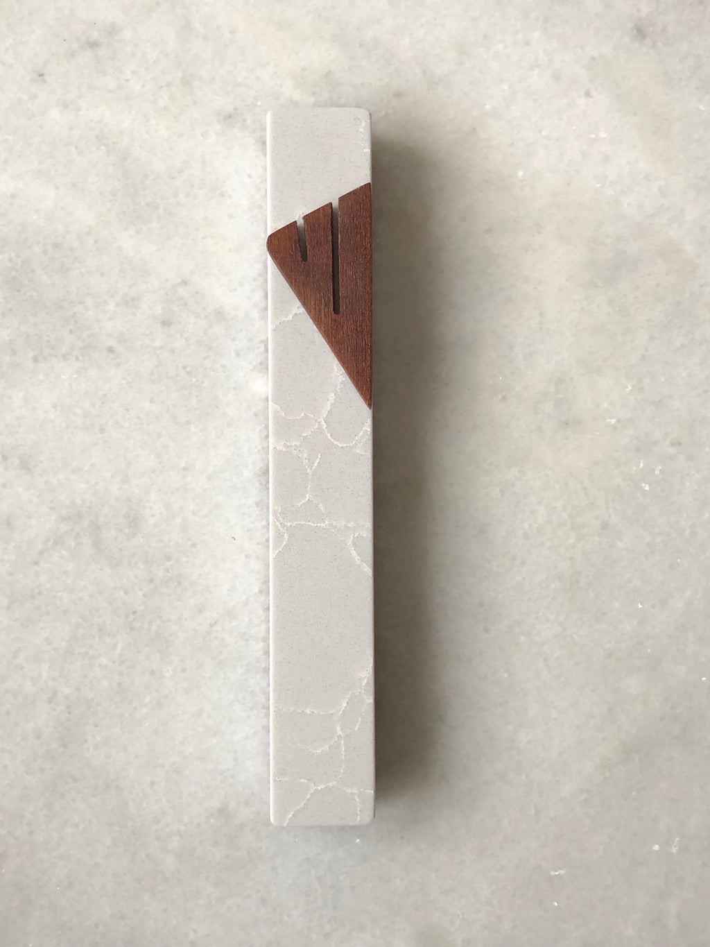 Cream White Mezuzah | Choose your shin
