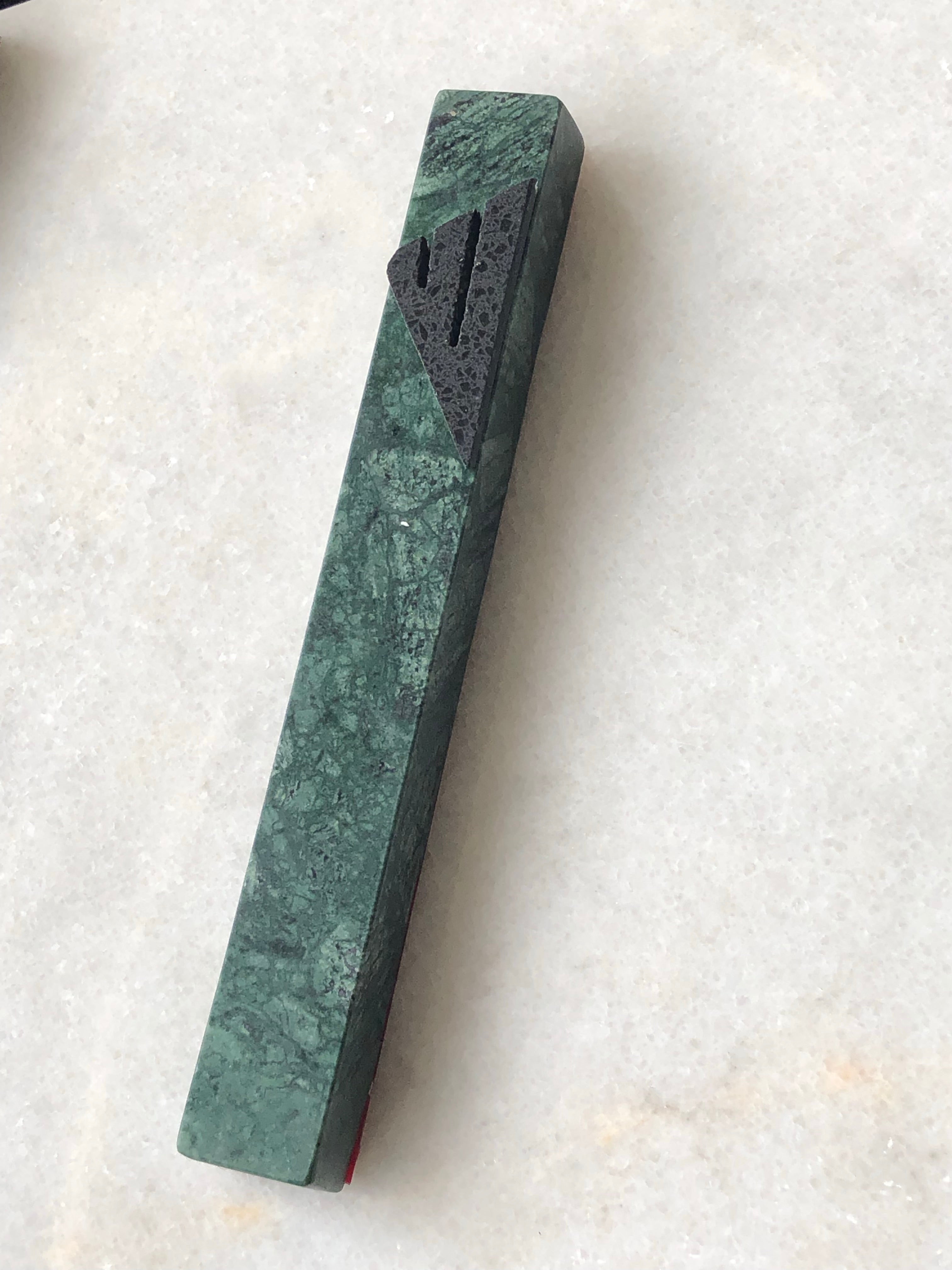 Emerald Green Mezuzah | choose your shin