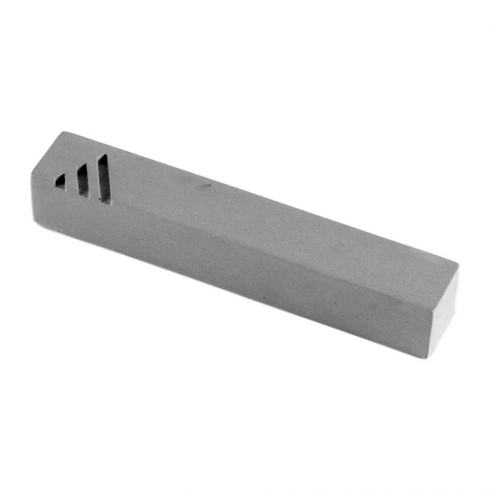Light Gray Modern Minimalist Cement Mezuzah