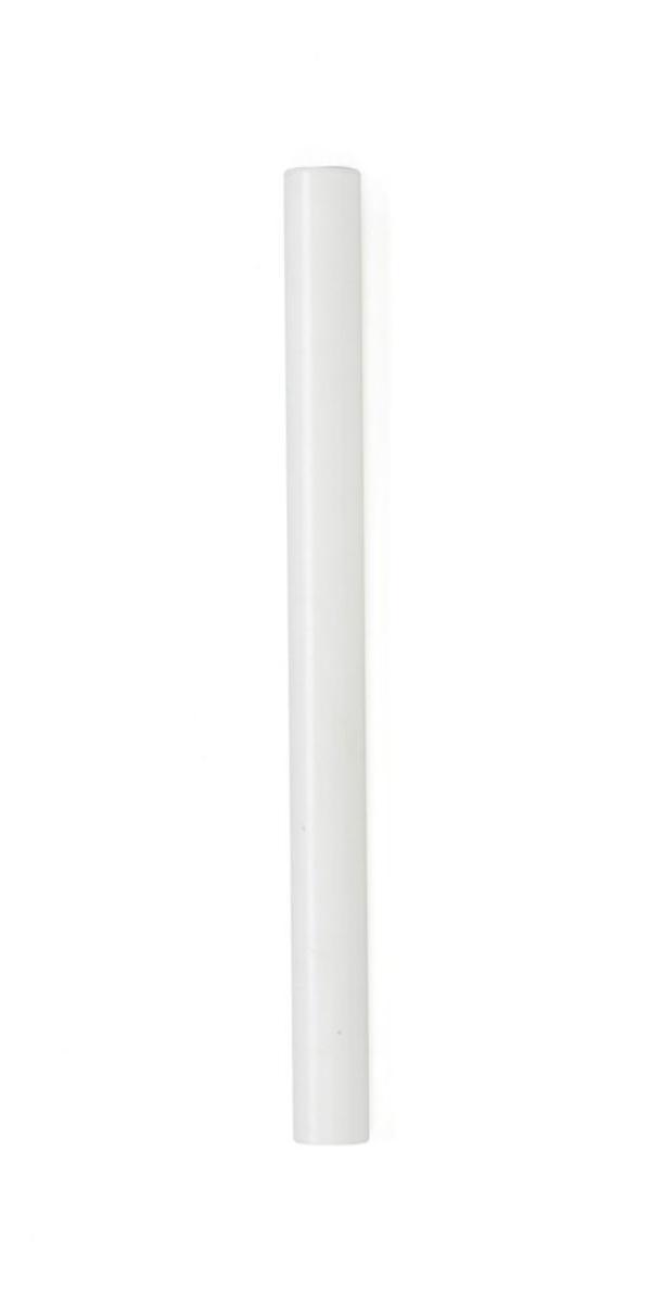 White Matte Tubular Mezuzah
