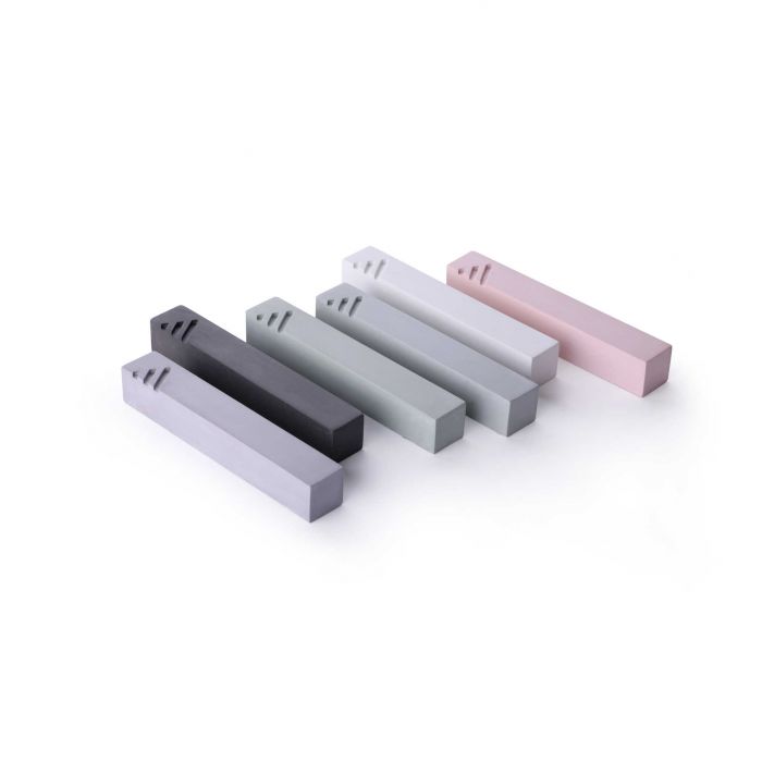 Mint Modern Minimalist Cement Mezuzah