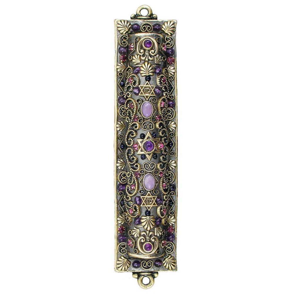Pretty in Purple Mezuzah