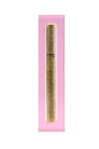 The Lucite Mezuzah Small Pink