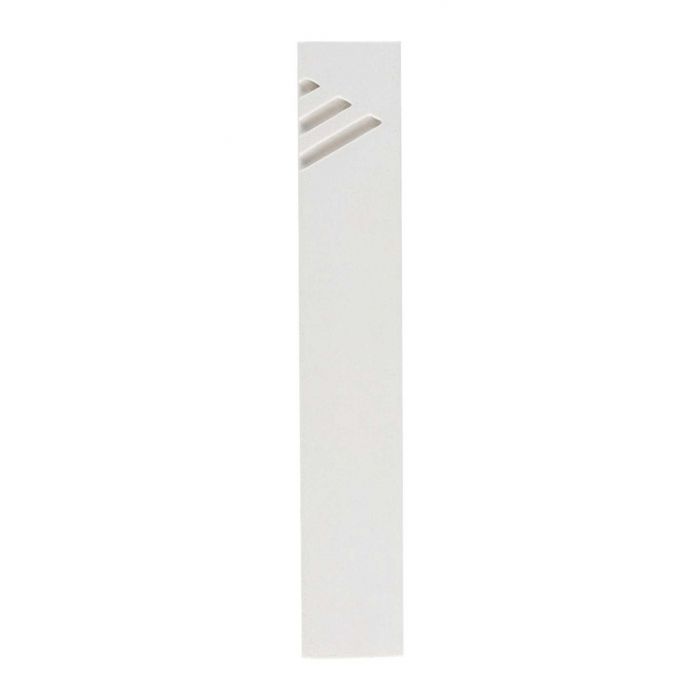 White Modern Minimalist Cement Mezuzah