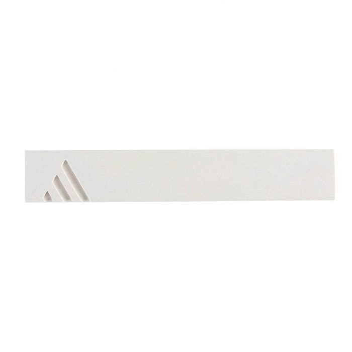 White Modern Minimalist Cement Mezuzah