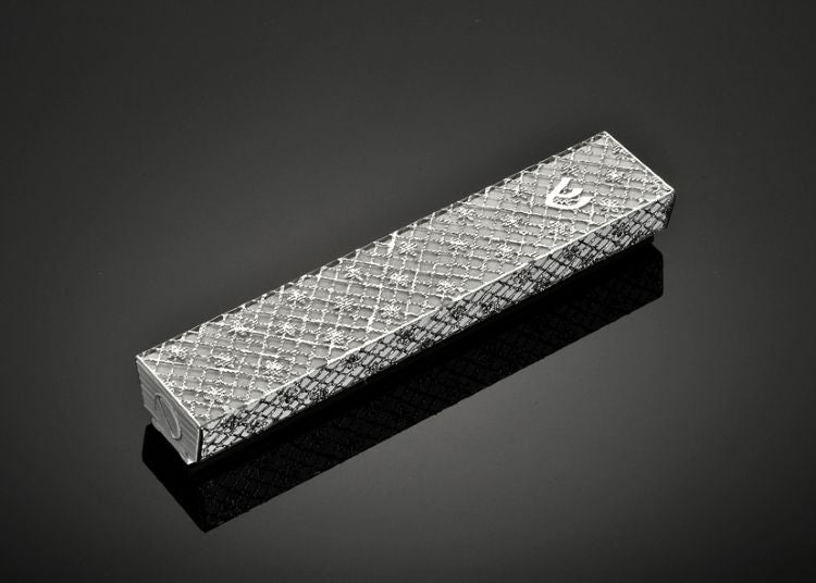 White Flower Mezuzah